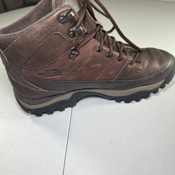 The North Face Mens Winter Mid Waterproof Brown Hiking Boots Heat Seeker Size 11 main image 10